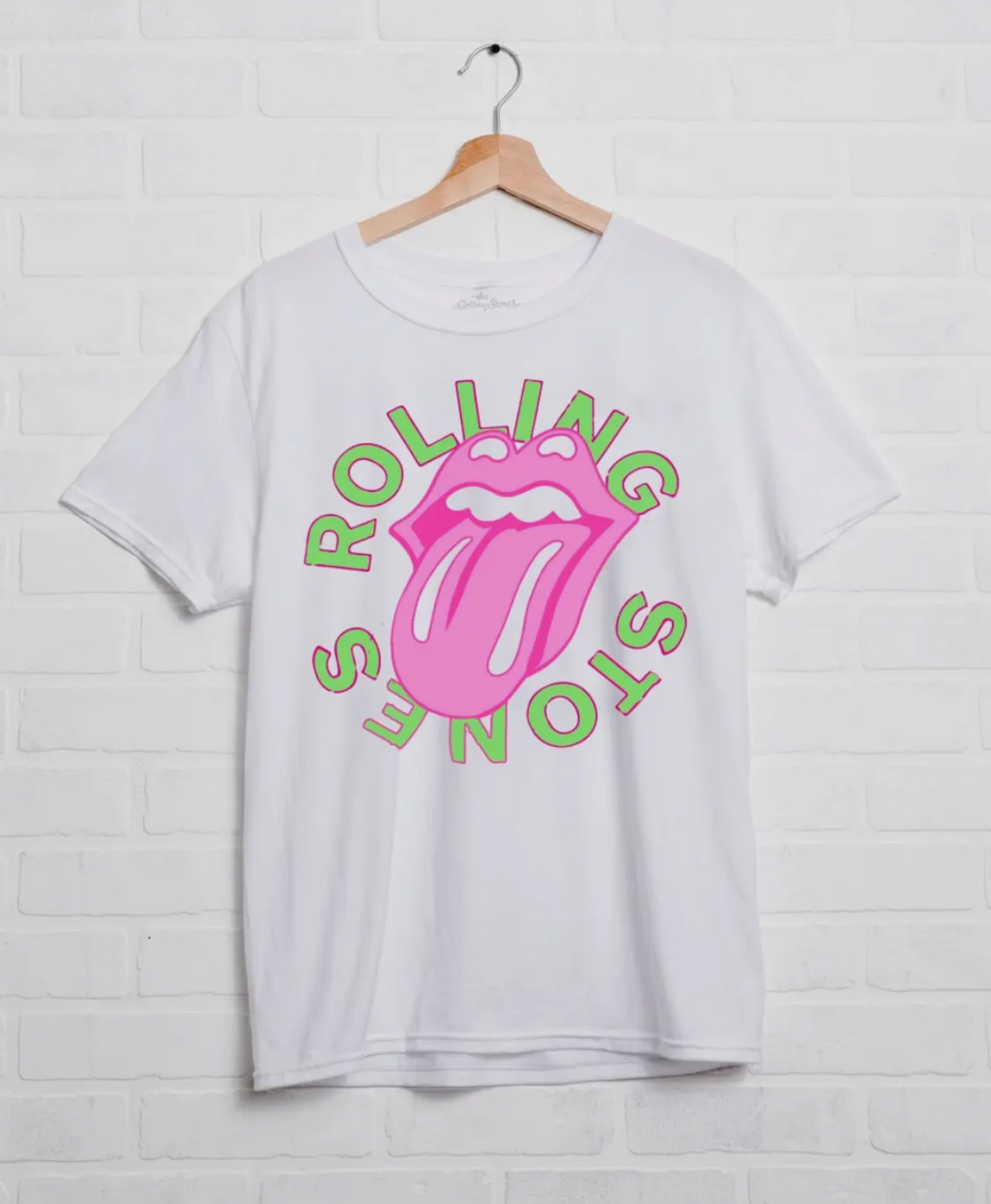 Neon Rolling Stones Tee