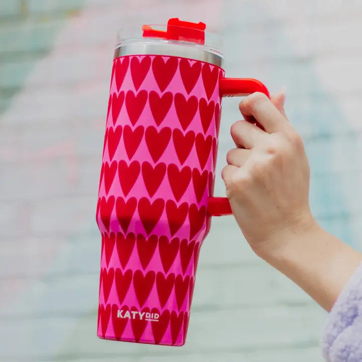 Red Heart Tumbler