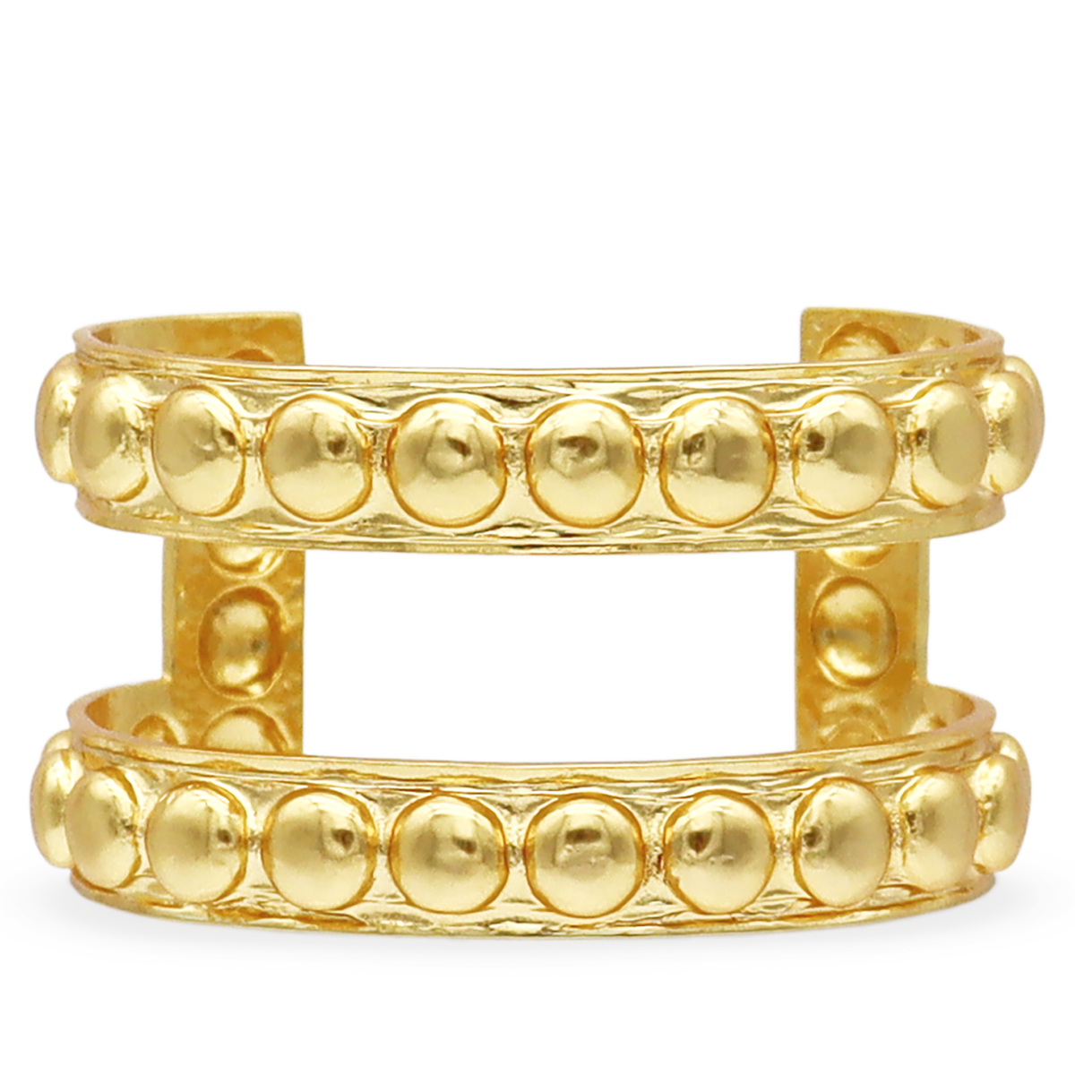 Roman Style Two Row Cuff