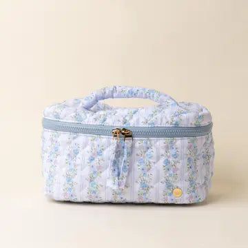 Petal Blue Cosmetic Bag