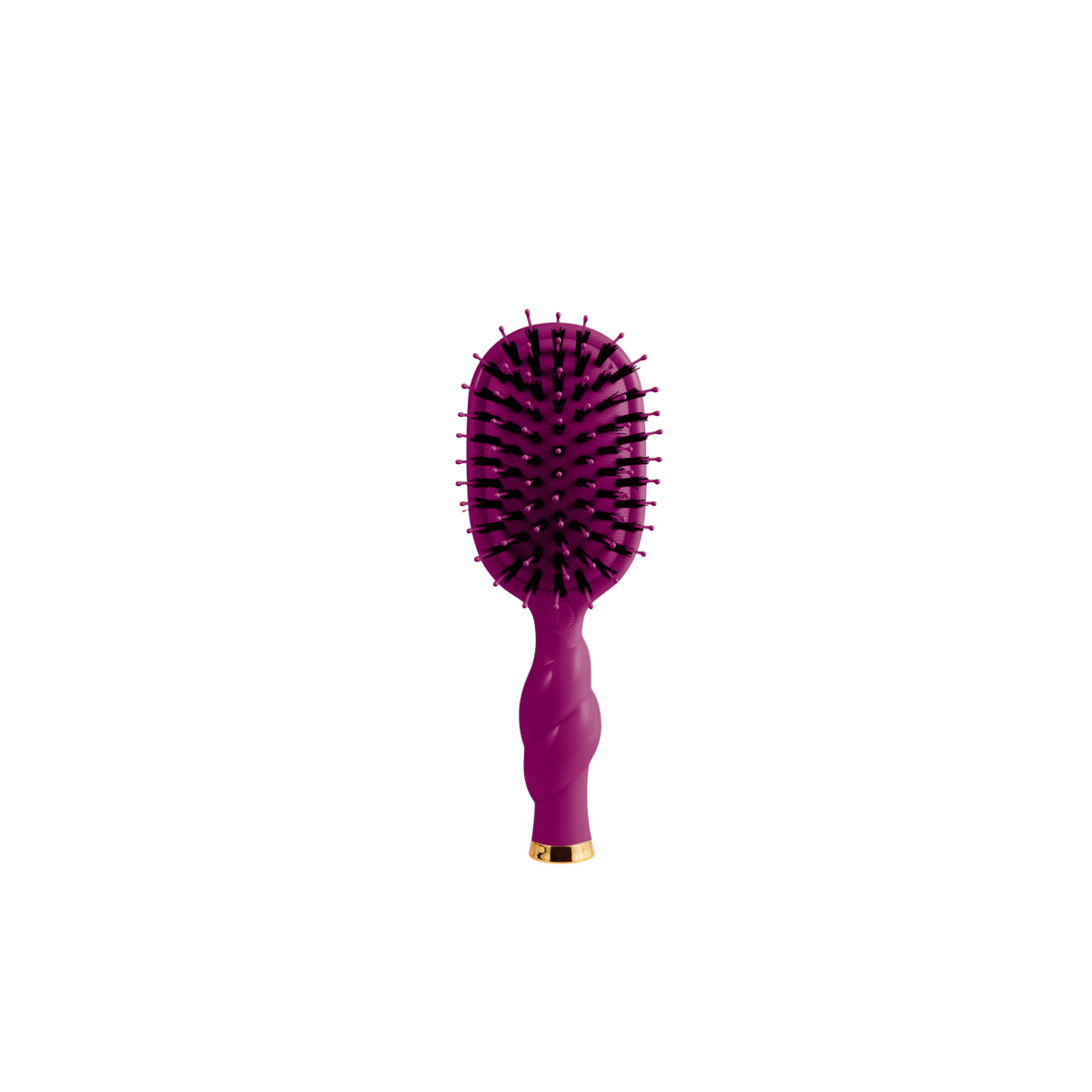 Mini Boar Bristle Hair Brush - Mulberry