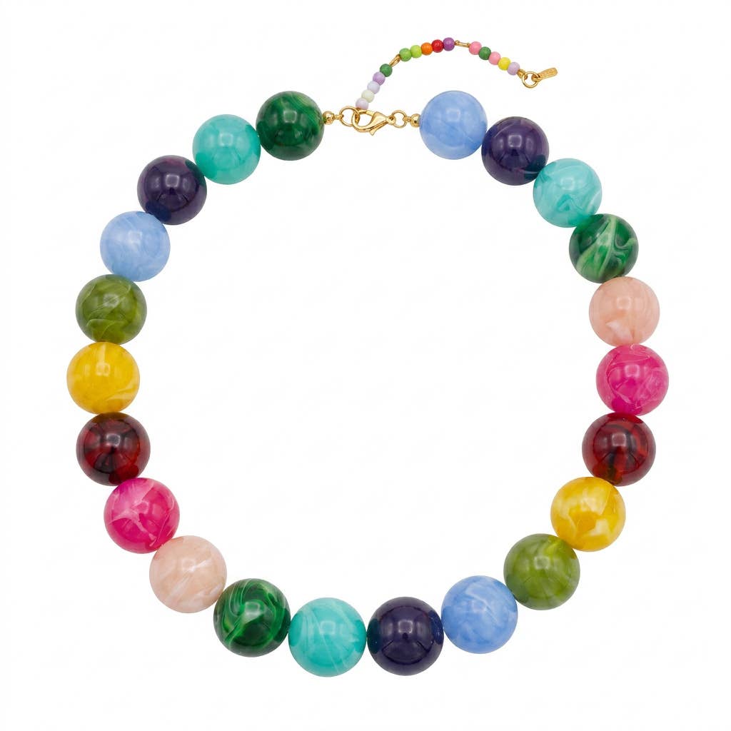 Oversized Beaded Necklace