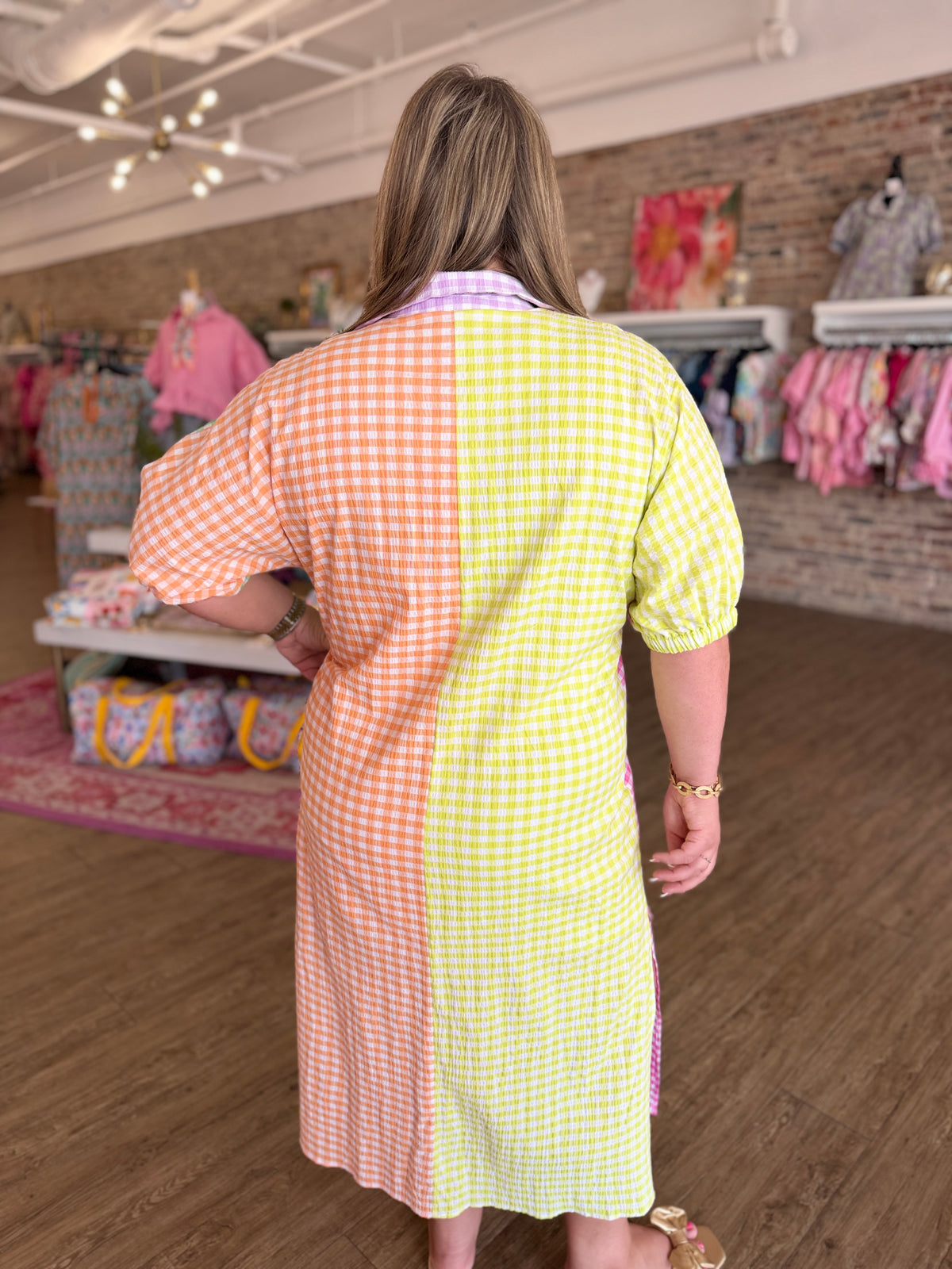 Gingham Dress