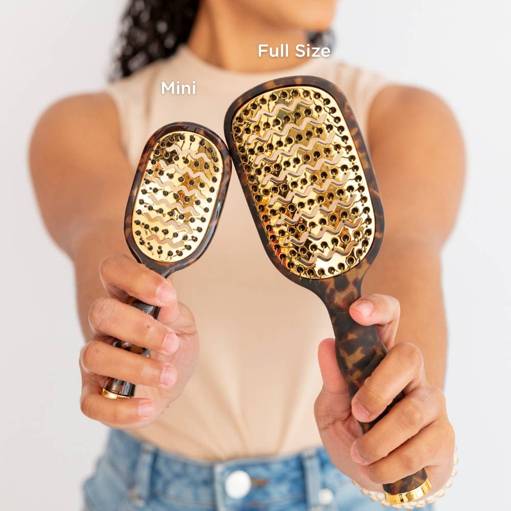 Mini Vented Brush | Tortoise