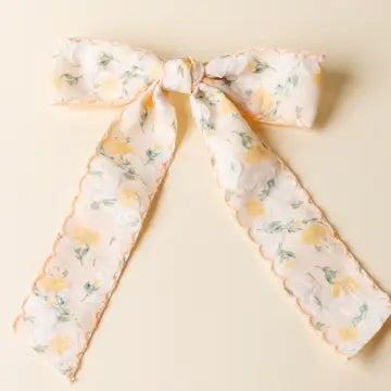 Floral Hair Bow