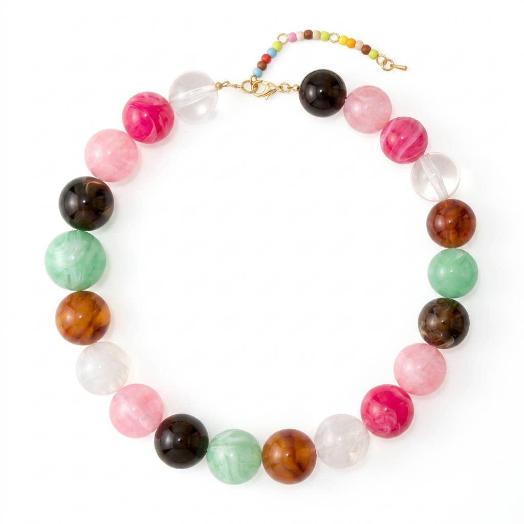 Oversized Beaded Necklace