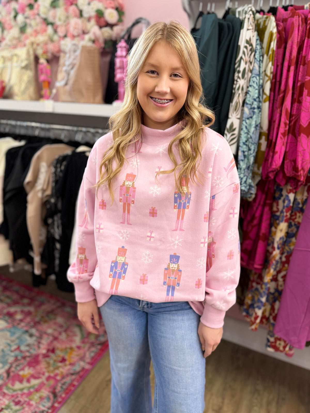 Pink Nut Cracker Sweatshirt