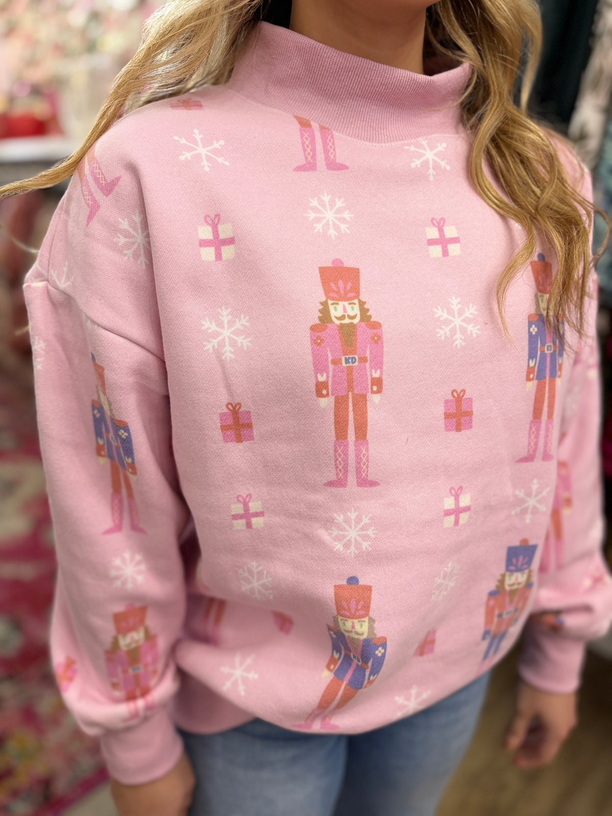 Pink Nut Cracker Sweatshirt