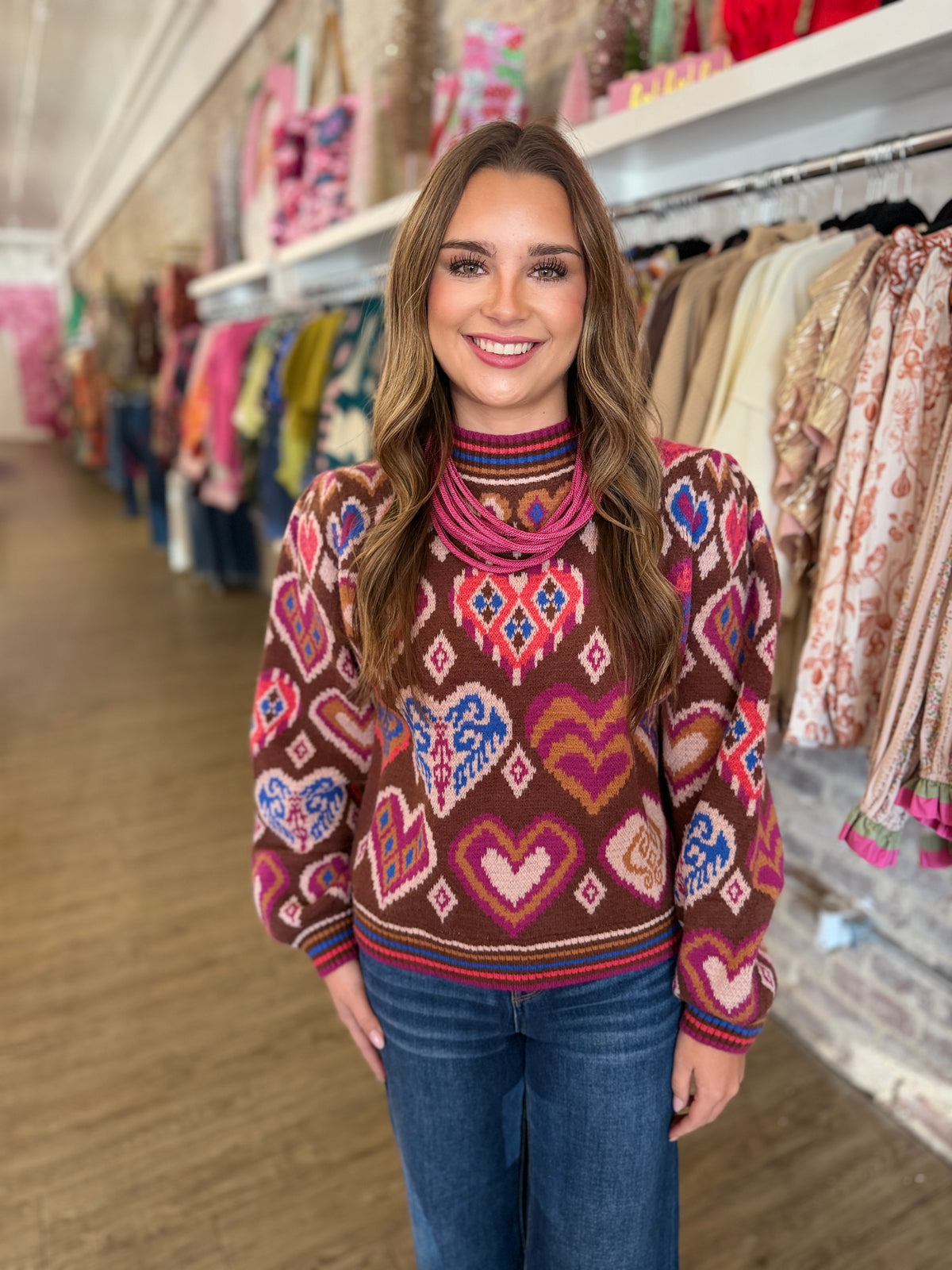 Hearts Sweater
