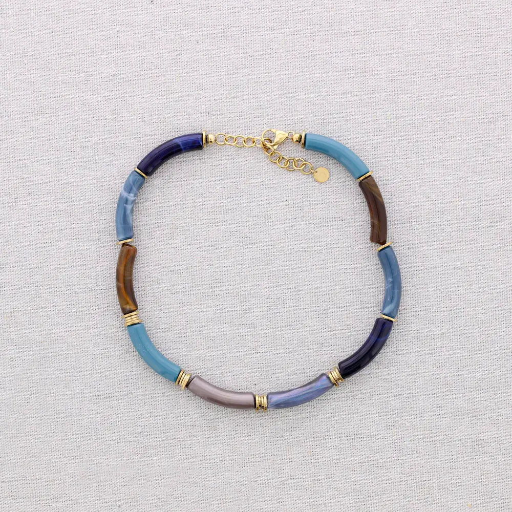 Resin Tube Necklace