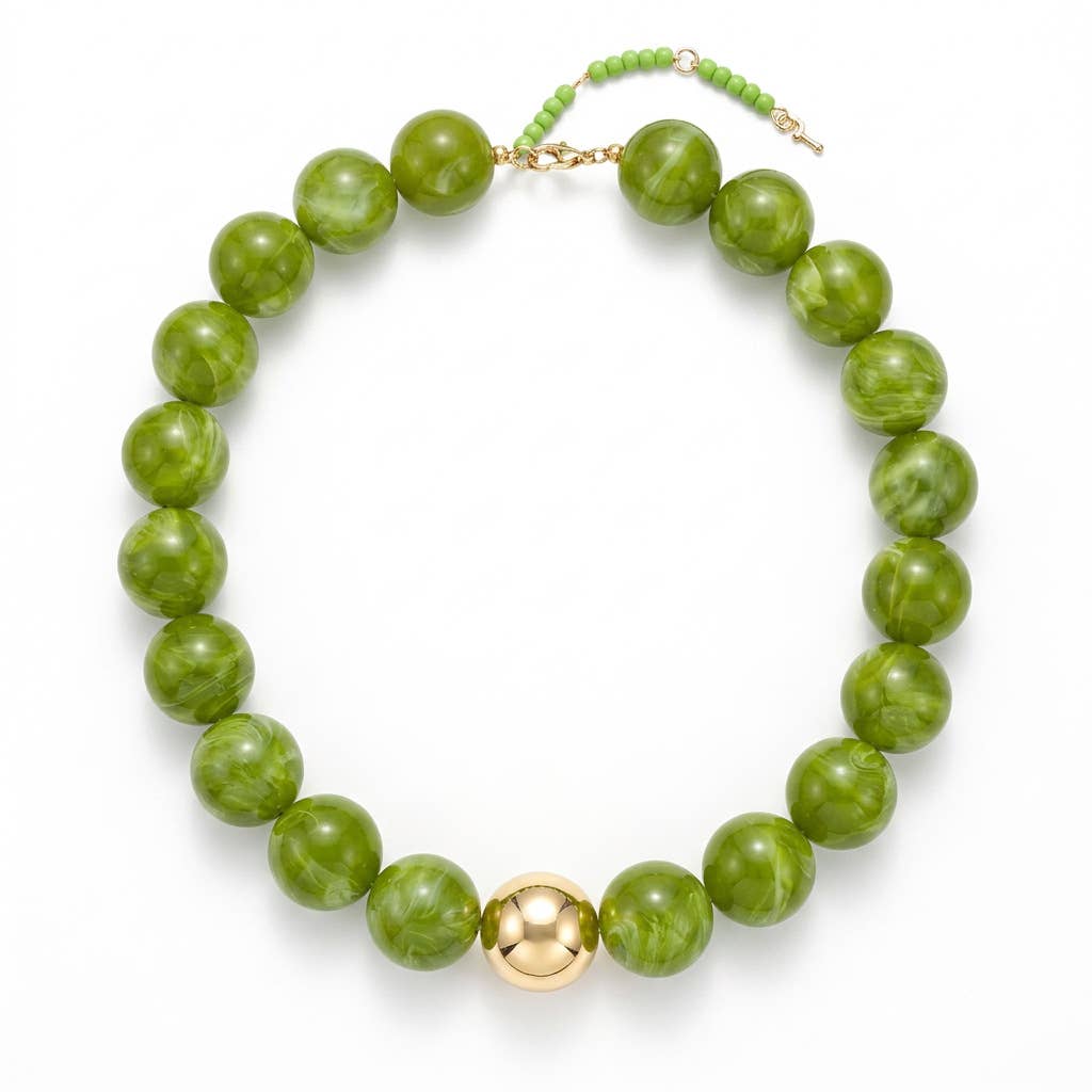 Oversized Beaded Necklace