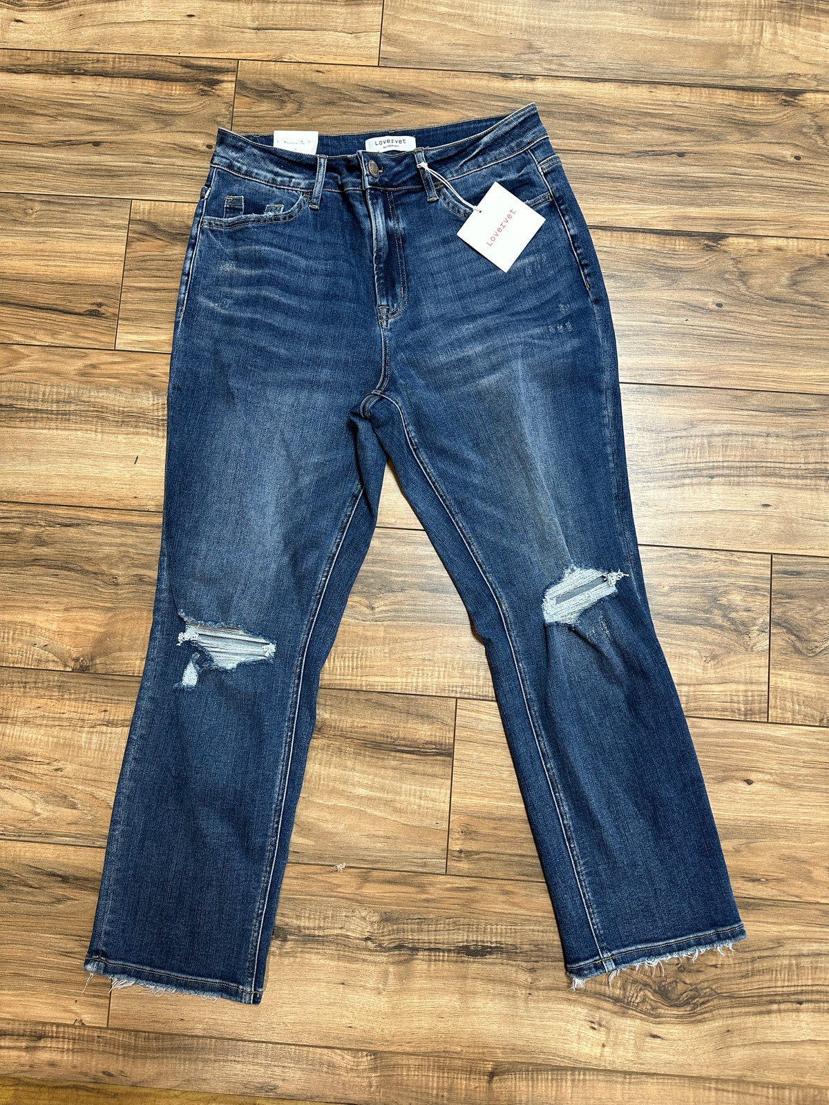 Lovervet Vintage Crop Straight Jeans